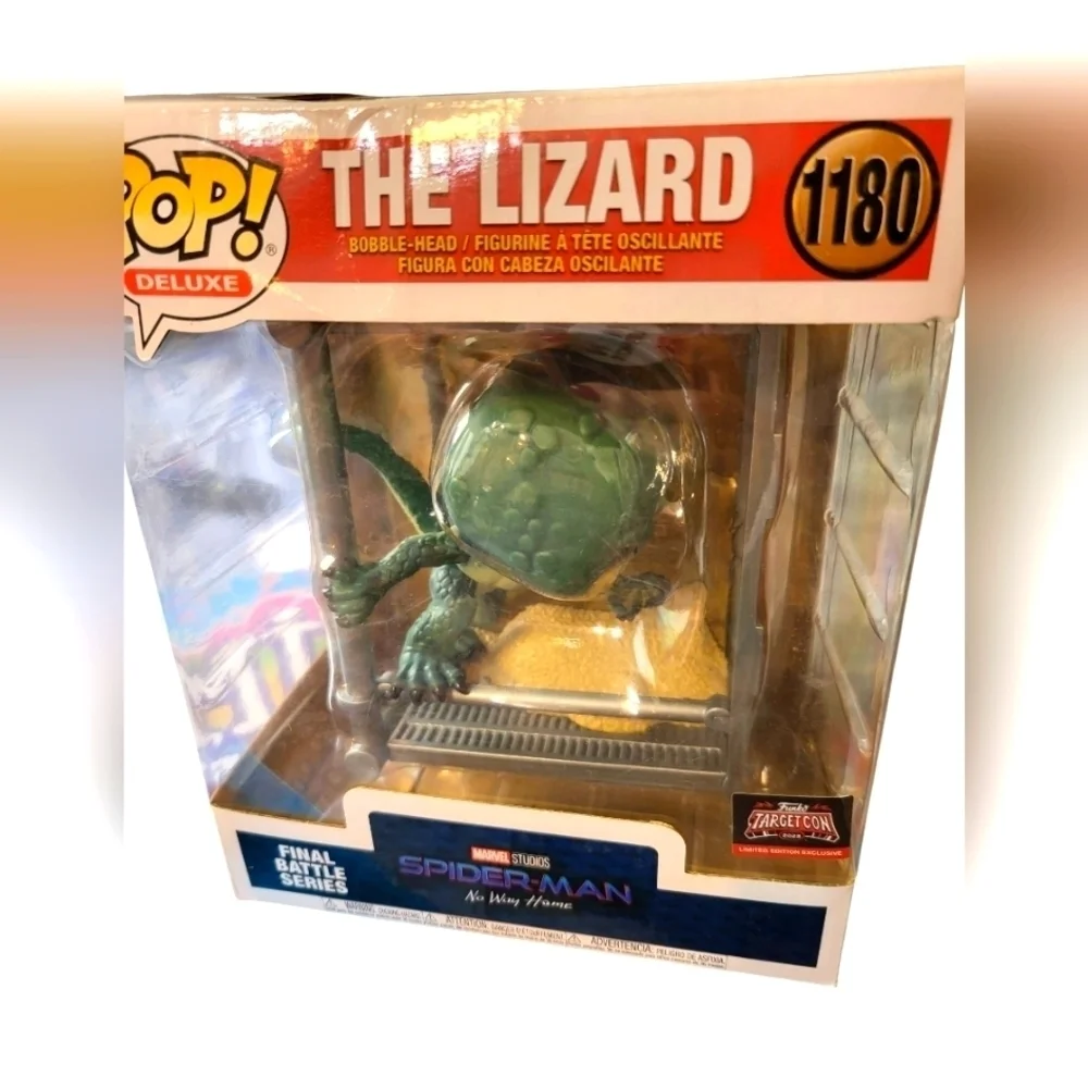 Funko Green and Yellow Reptile Collectible The Lizard #1180 New